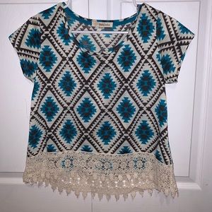 Rewind Chevron Junior top